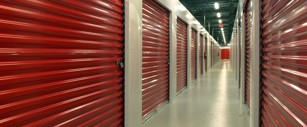 Secure and heated furniture-storage facilities