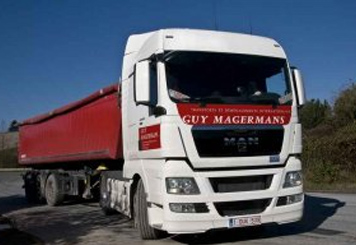 Transport using semi-trailer dump trucks
